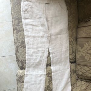 Linen beige pants new with tags